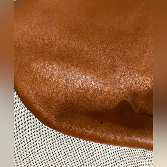 Madewell Transport Tote English Saddle tan leather pebbled bag - Picture 4 of 10